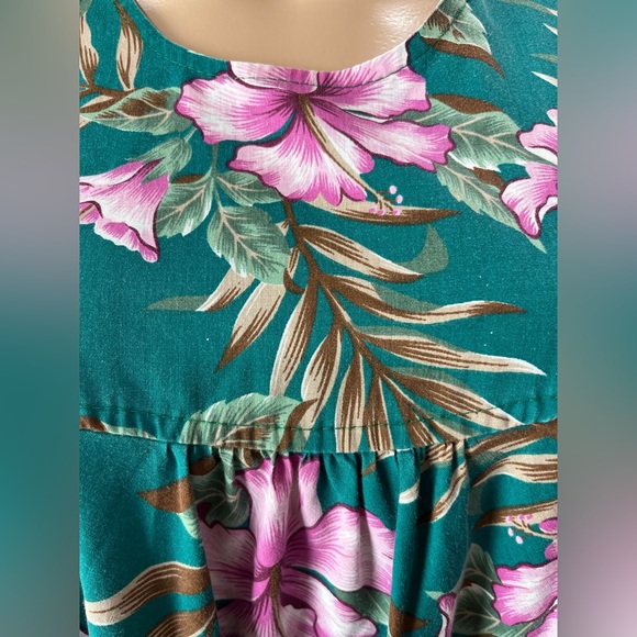 💚💕VTG Royal Creations Hawaii,Hawaiian Royalty Floral Muumuu, Collector’s Find-M - Picture 9 of 9
